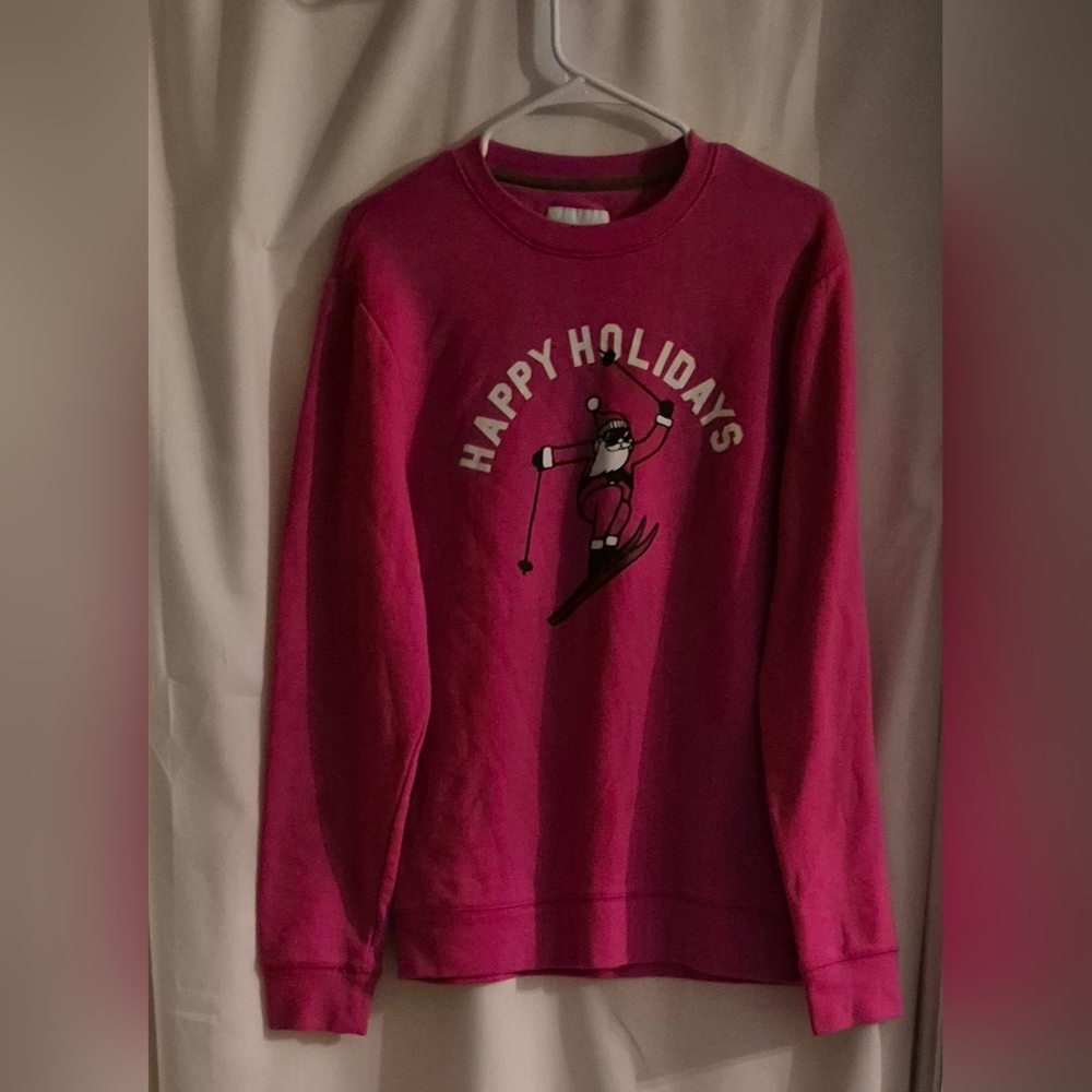 Old Navy Vibrant Pink Holiday Sweatshirt